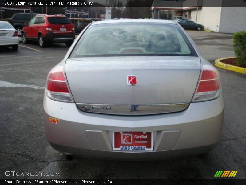 Silver Pearl Metallic / Gray 2007 Saturn Aura XE