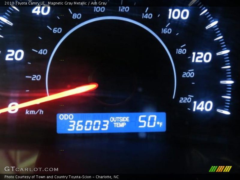 Magnetic Gray Metallic / Ash Gray 2010 Toyota Camry LE
