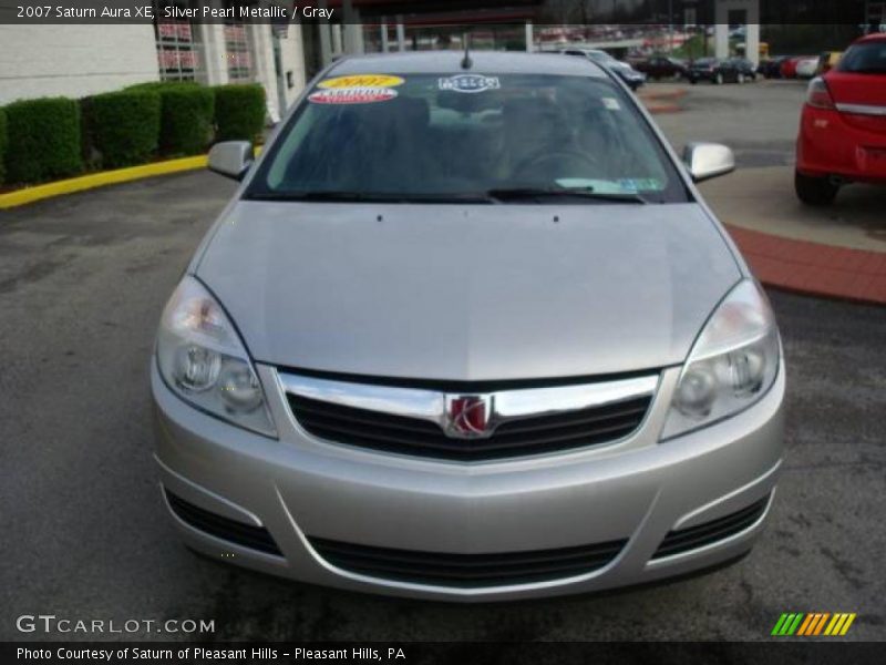 Silver Pearl Metallic / Gray 2007 Saturn Aura XE