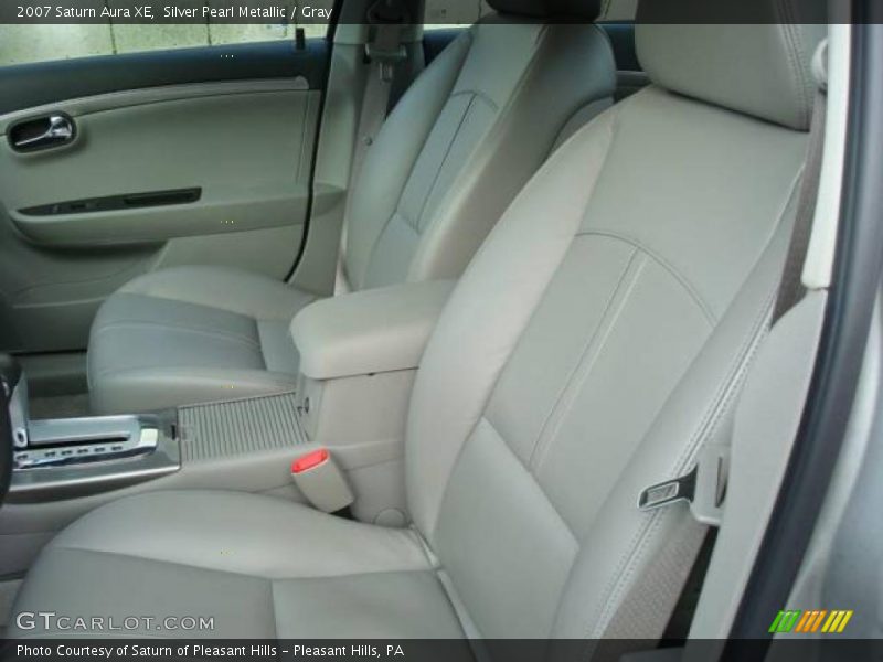 Silver Pearl Metallic / Gray 2007 Saturn Aura XE