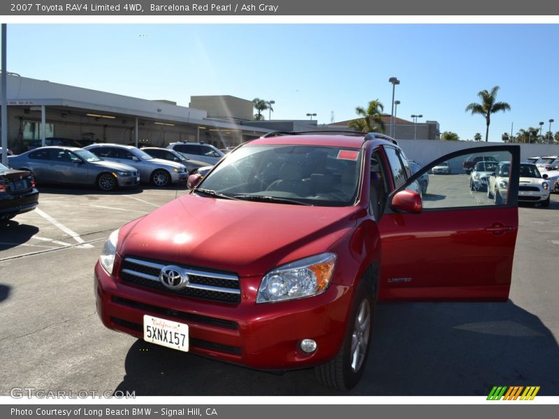 Barcelona Red Pearl / Ash Gray 2007 Toyota RAV4 Limited 4WD