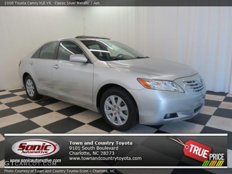 Classic Silver Metallic / Ash 2008 Toyota Camry XLE V6