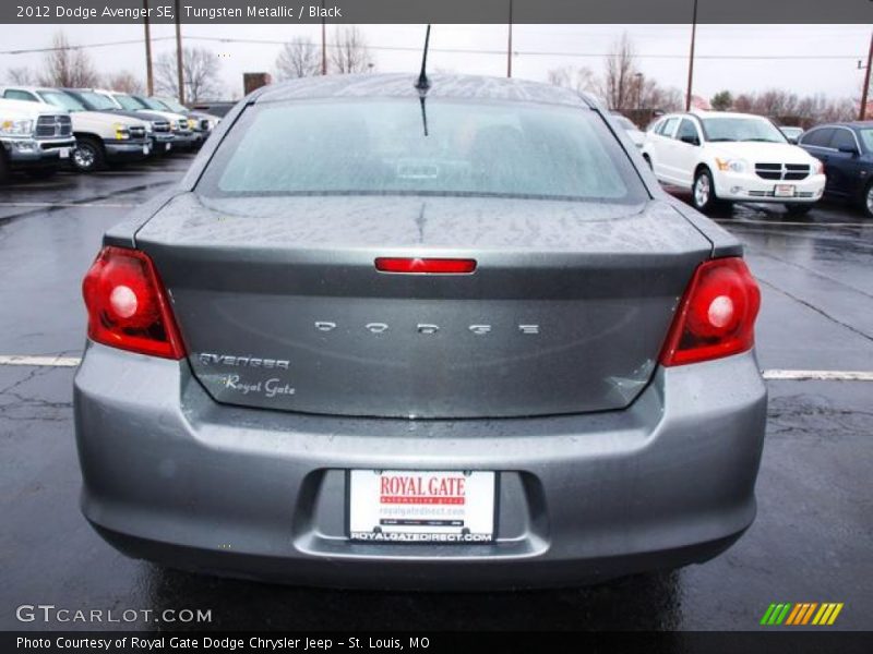 Tungsten Metallic / Black 2012 Dodge Avenger SE