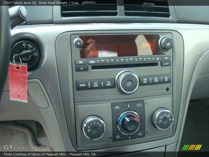 Silver Pearl Metallic / Gray 2007 Saturn Aura XE