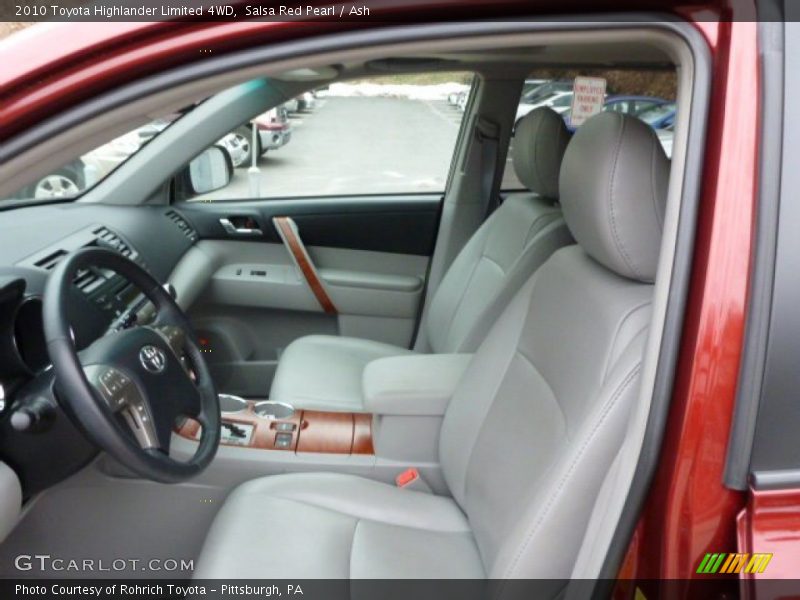Salsa Red Pearl / Ash 2010 Toyota Highlander Limited 4WD