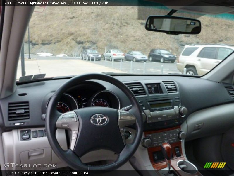 Salsa Red Pearl / Ash 2010 Toyota Highlander Limited 4WD