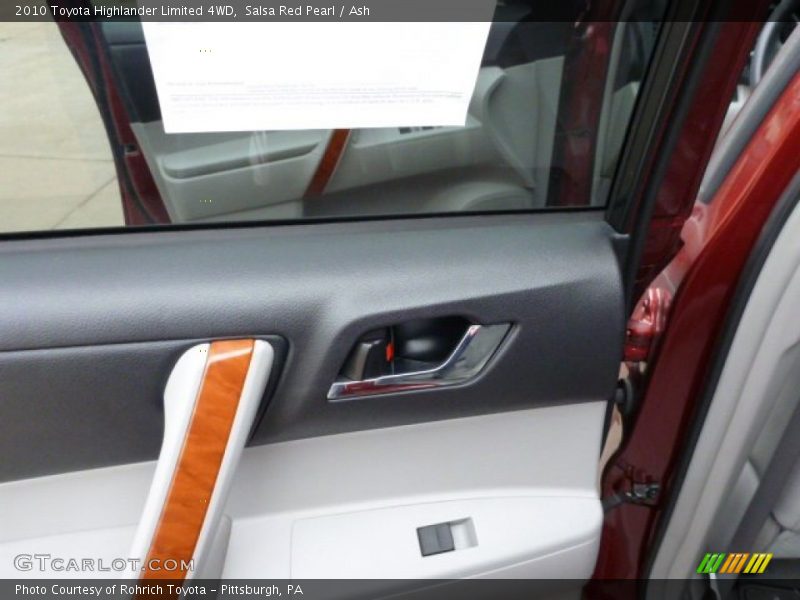 Salsa Red Pearl / Ash 2010 Toyota Highlander Limited 4WD