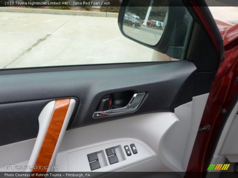 Salsa Red Pearl / Ash 2010 Toyota Highlander Limited 4WD