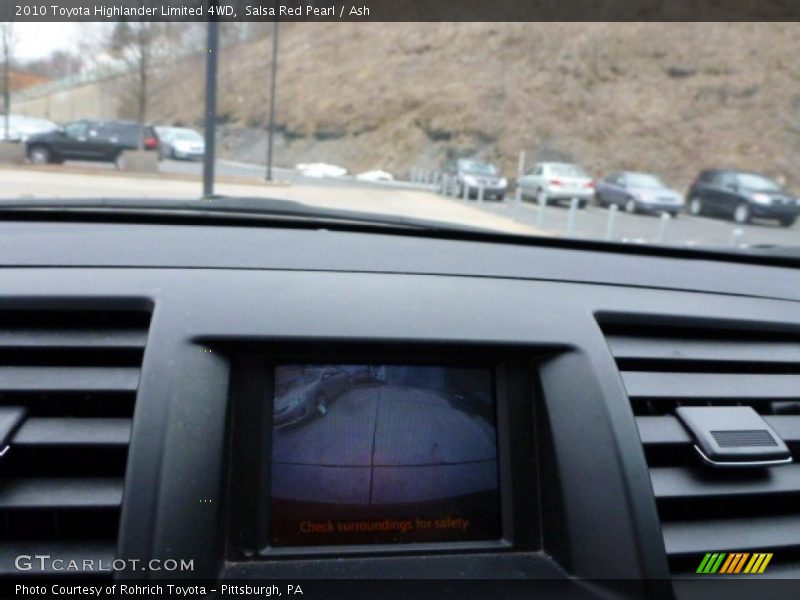 Salsa Red Pearl / Ash 2010 Toyota Highlander Limited 4WD