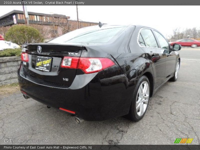 Crystal Black Pearl / Ebony 2010 Acura TSX V6 Sedan