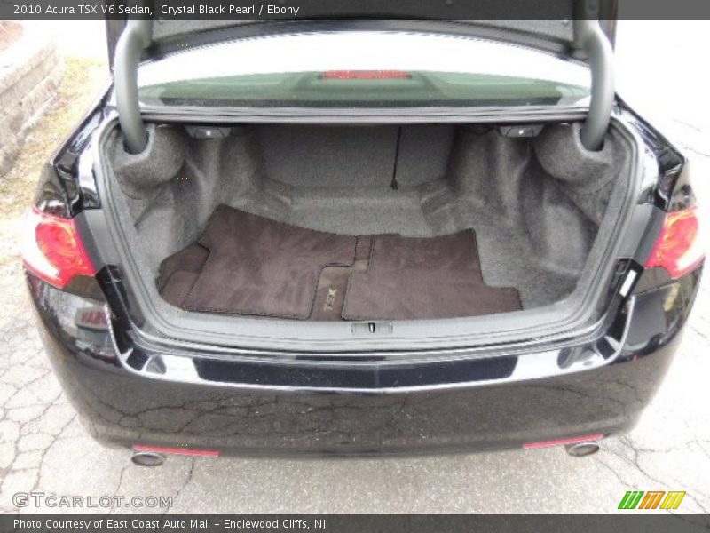 Crystal Black Pearl / Ebony 2010 Acura TSX V6 Sedan
