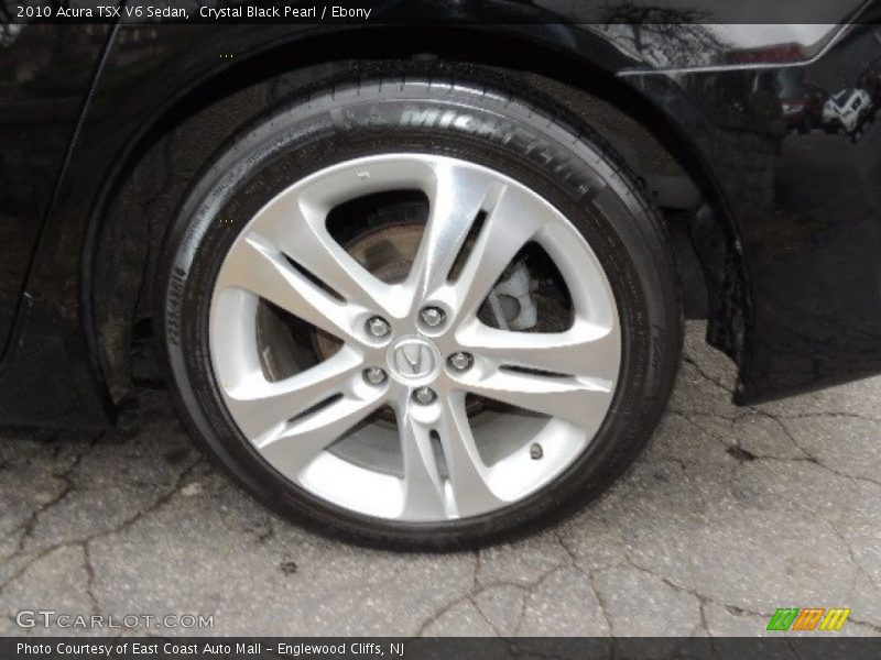 Crystal Black Pearl / Ebony 2010 Acura TSX V6 Sedan