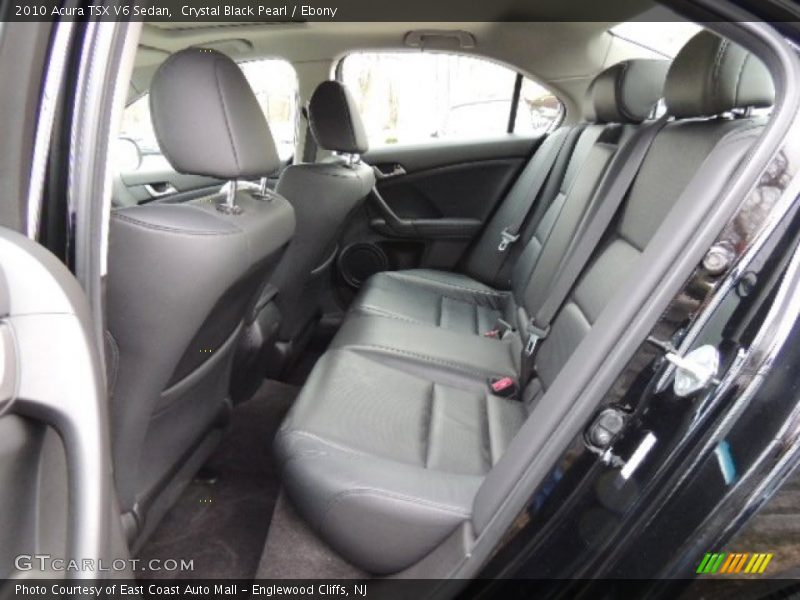Crystal Black Pearl / Ebony 2010 Acura TSX V6 Sedan