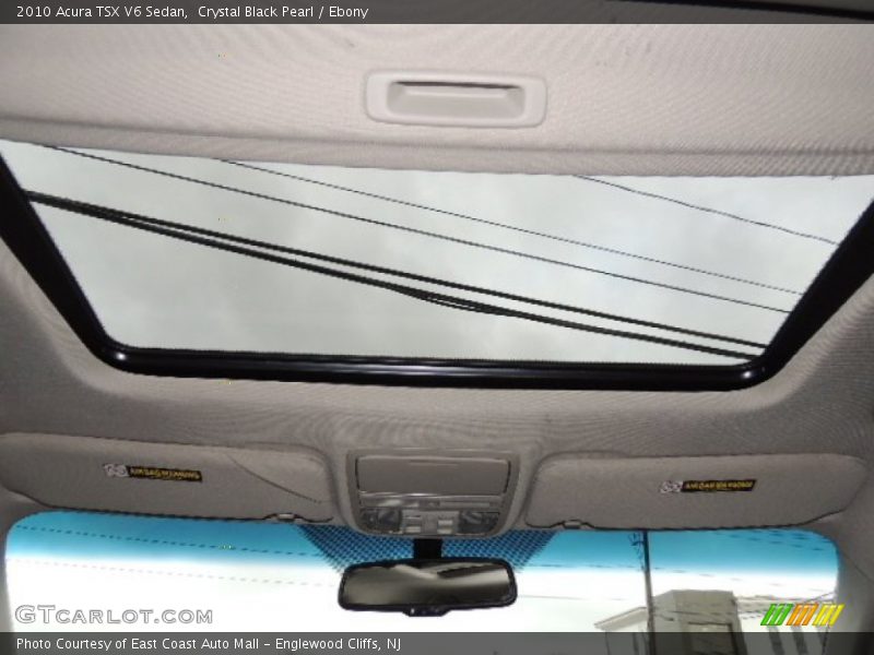 Crystal Black Pearl / Ebony 2010 Acura TSX V6 Sedan