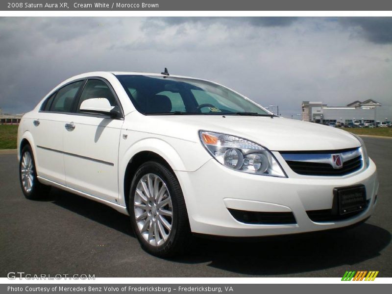 Cream White / Morocco Brown 2008 Saturn Aura XR