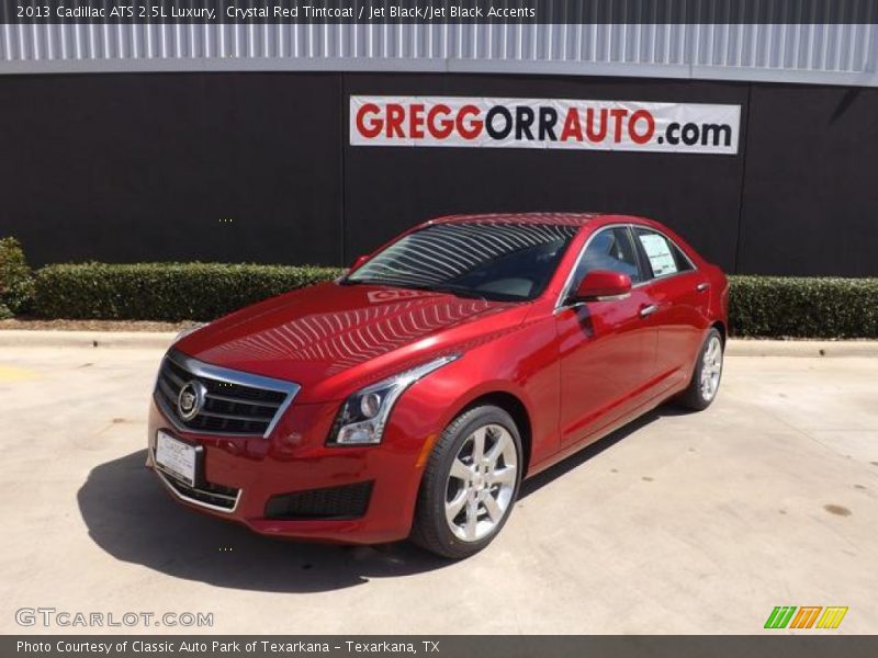 Crystal Red Tintcoat / Jet Black/Jet Black Accents 2013 Cadillac ATS 2.5L Luxury