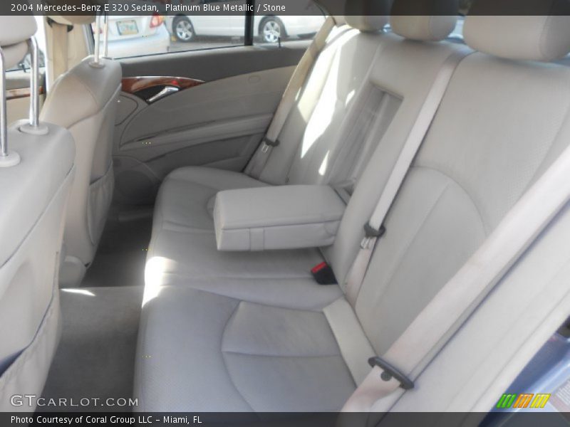 Platinum Blue Metallic / Stone 2004 Mercedes-Benz E 320 Sedan
