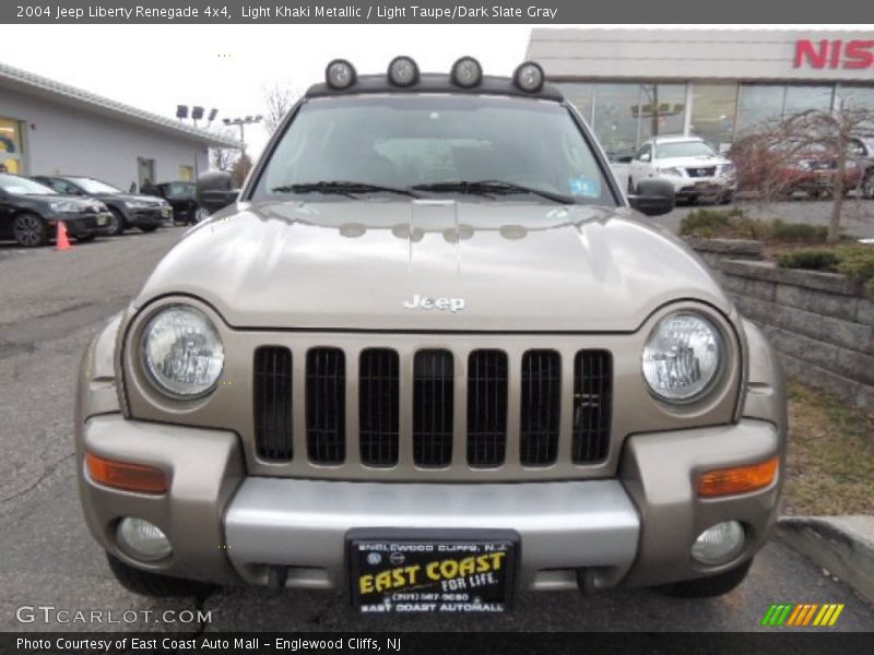 Light Khaki Metallic / Light Taupe/Dark Slate Gray 2004 Jeep Liberty Renegade 4x4