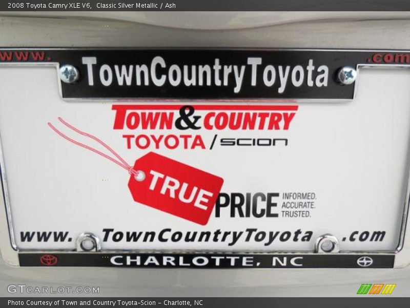 Classic Silver Metallic / Ash 2008 Toyota Camry XLE V6