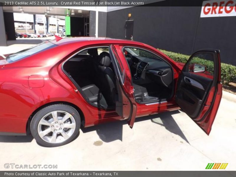 Crystal Red Tintcoat / Jet Black/Jet Black Accents 2013 Cadillac ATS 2.5L Luxury
