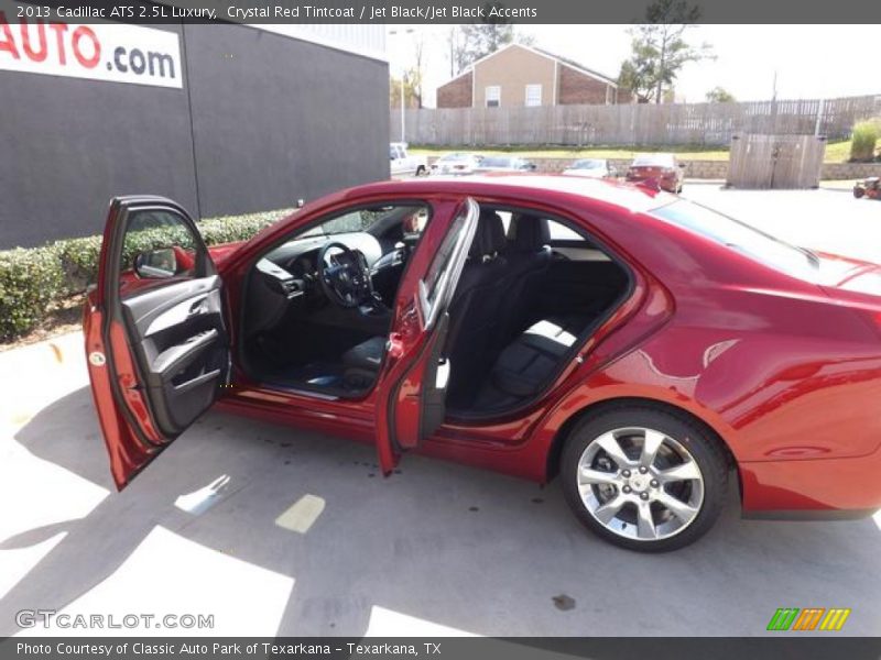 Crystal Red Tintcoat / Jet Black/Jet Black Accents 2013 Cadillac ATS 2.5L Luxury
