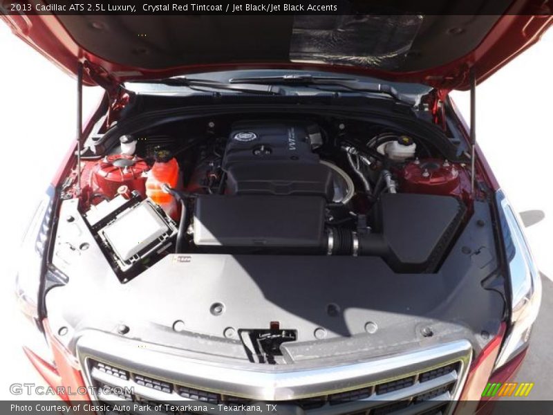 Crystal Red Tintcoat / Jet Black/Jet Black Accents 2013 Cadillac ATS 2.5L Luxury