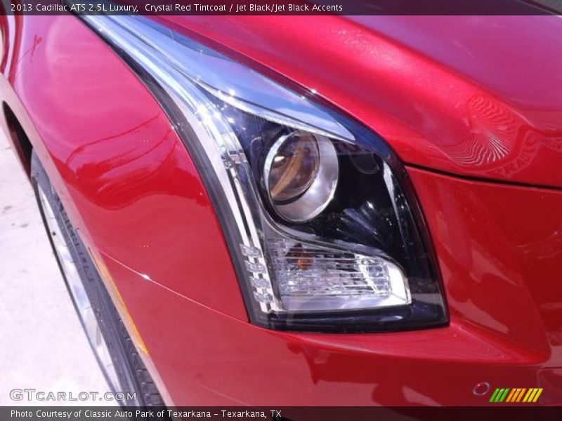 Crystal Red Tintcoat / Jet Black/Jet Black Accents 2013 Cadillac ATS 2.5L Luxury
