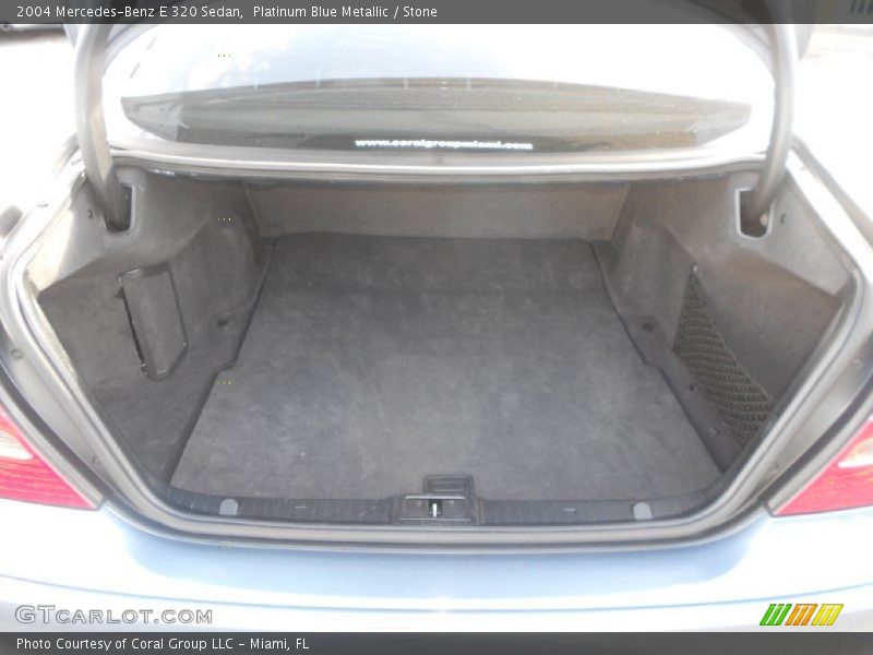 Platinum Blue Metallic / Stone 2004 Mercedes-Benz E 320 Sedan