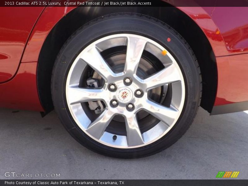 Crystal Red Tintcoat / Jet Black/Jet Black Accents 2013 Cadillac ATS 2.5L Luxury