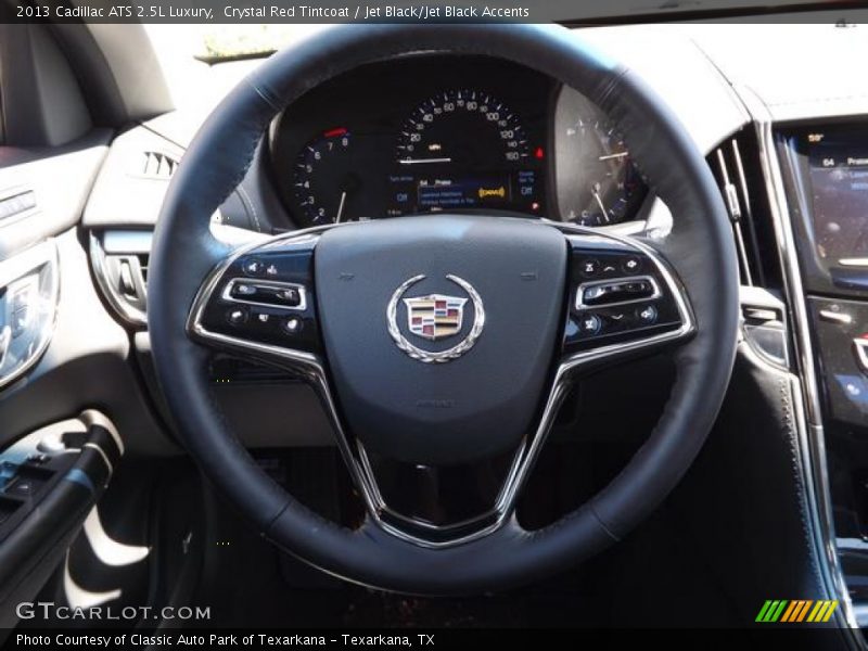Crystal Red Tintcoat / Jet Black/Jet Black Accents 2013 Cadillac ATS 2.5L Luxury