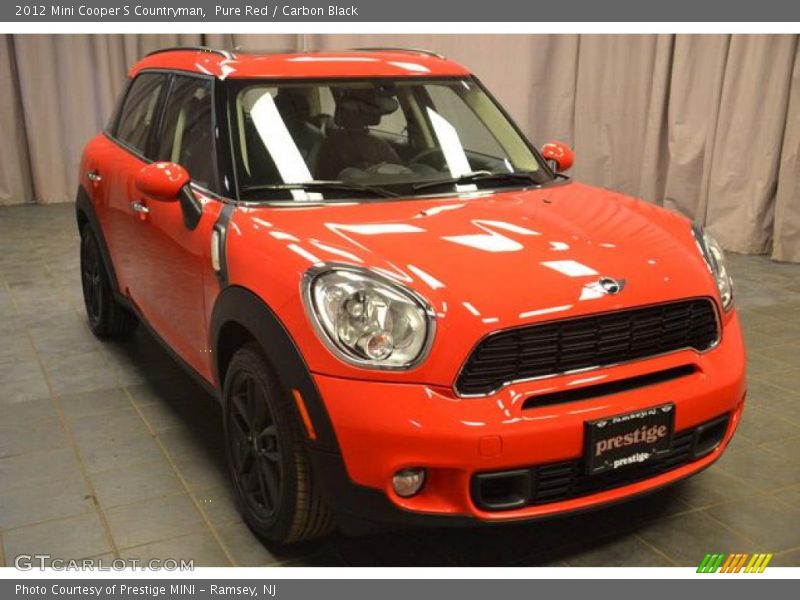 Pure Red / Carbon Black 2012 Mini Cooper S Countryman