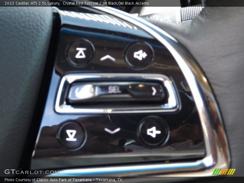 Crystal Red Tintcoat / Jet Black/Jet Black Accents 2013 Cadillac ATS 2.5L Luxury