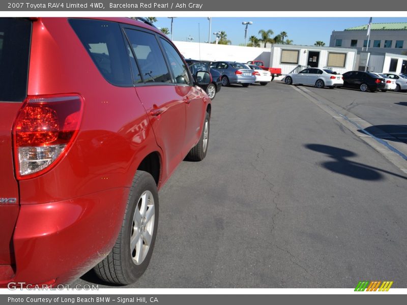 Barcelona Red Pearl / Ash Gray 2007 Toyota RAV4 Limited 4WD