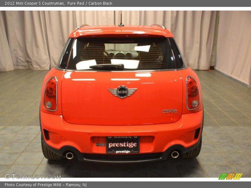 Pure Red / Carbon Black 2012 Mini Cooper S Countryman