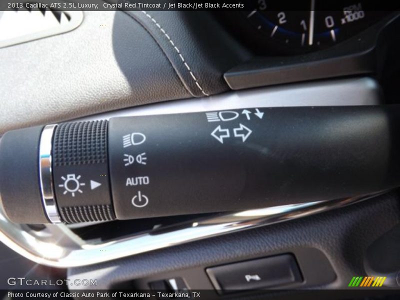 Crystal Red Tintcoat / Jet Black/Jet Black Accents 2013 Cadillac ATS 2.5L Luxury