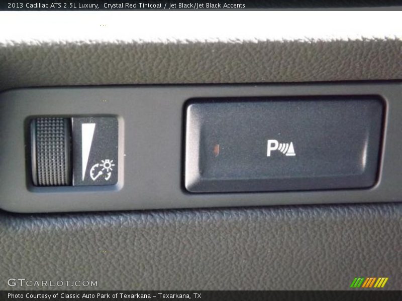 Crystal Red Tintcoat / Jet Black/Jet Black Accents 2013 Cadillac ATS 2.5L Luxury