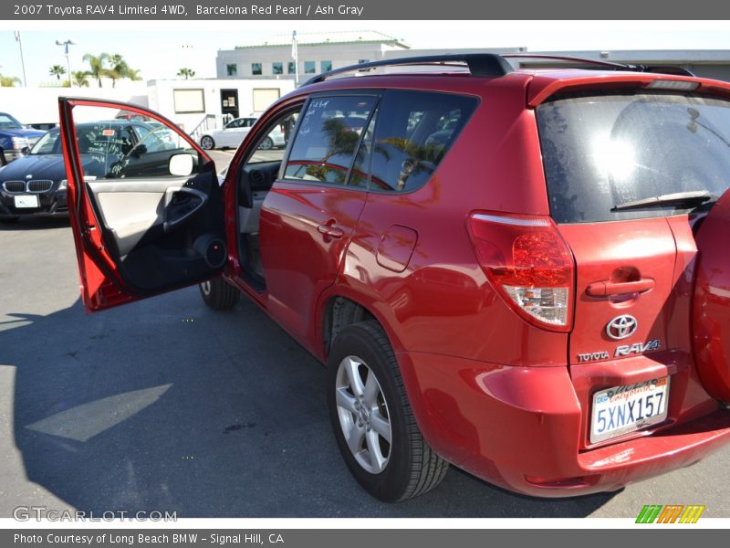 Barcelona Red Pearl / Ash Gray 2007 Toyota RAV4 Limited 4WD