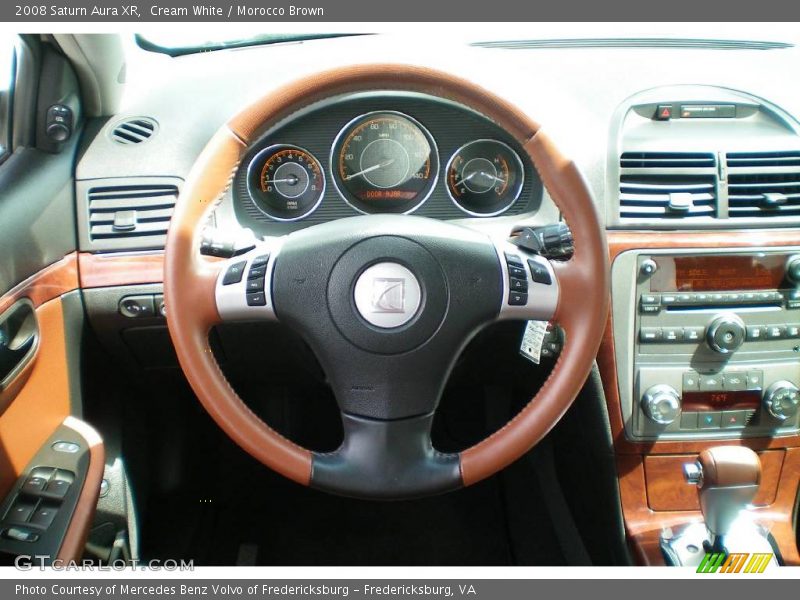 Cream White / Morocco Brown 2008 Saturn Aura XR