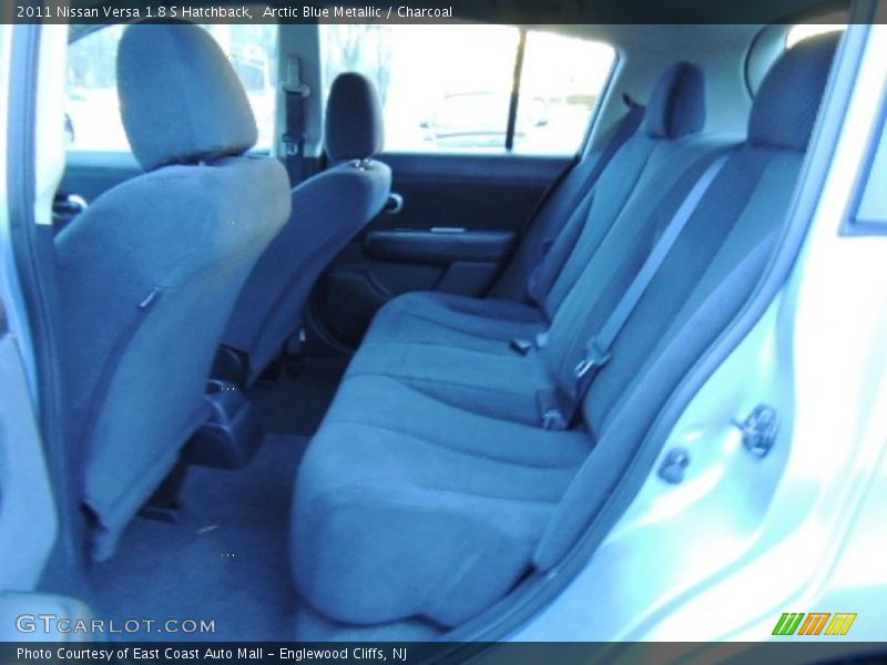 Arctic Blue Metallic / Charcoal 2011 Nissan Versa 1.8 S Hatchback