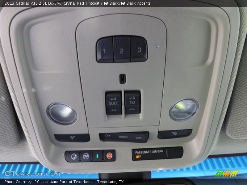 Crystal Red Tintcoat / Jet Black/Jet Black Accents 2013 Cadillac ATS 2.5L Luxury