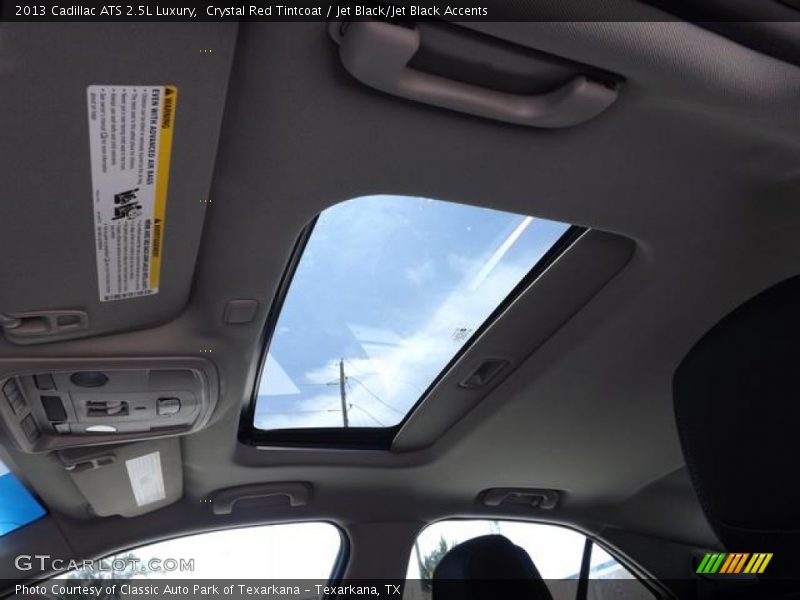 Crystal Red Tintcoat / Jet Black/Jet Black Accents 2013 Cadillac ATS 2.5L Luxury
