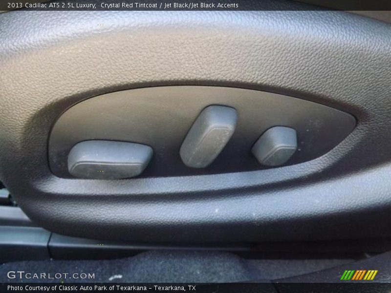 Crystal Red Tintcoat / Jet Black/Jet Black Accents 2013 Cadillac ATS 2.5L Luxury