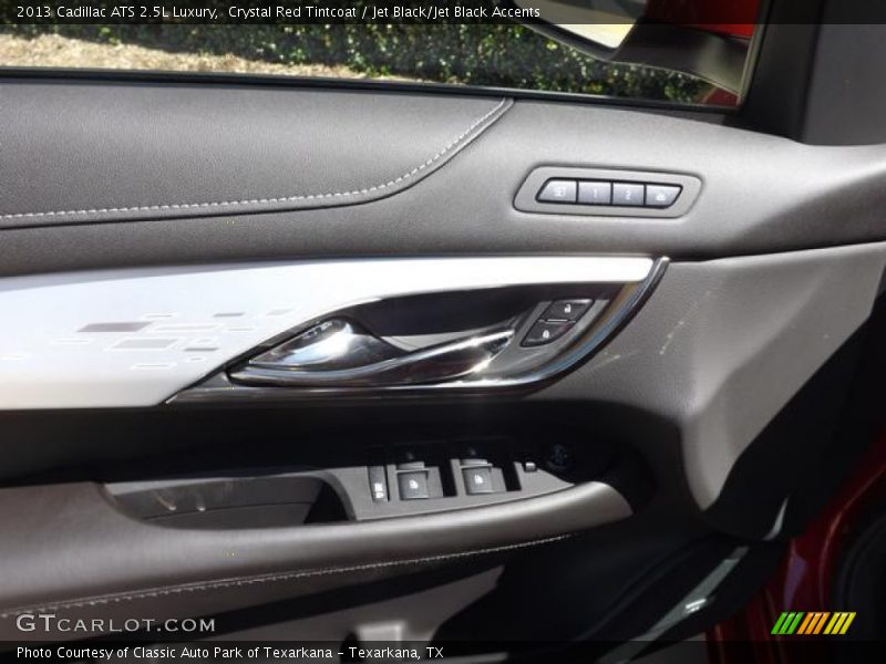 Crystal Red Tintcoat / Jet Black/Jet Black Accents 2013 Cadillac ATS 2.5L Luxury