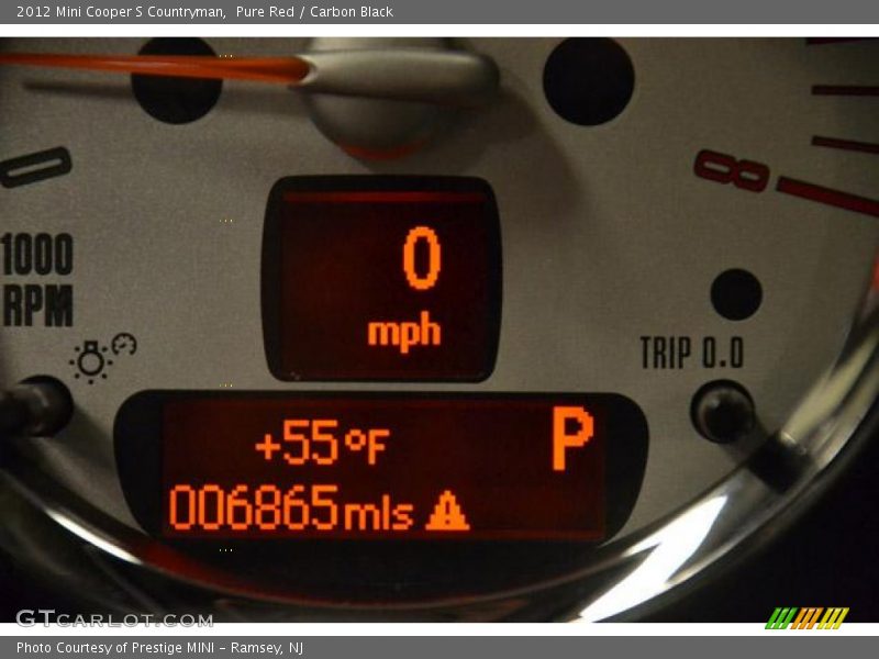 Pure Red / Carbon Black 2012 Mini Cooper S Countryman