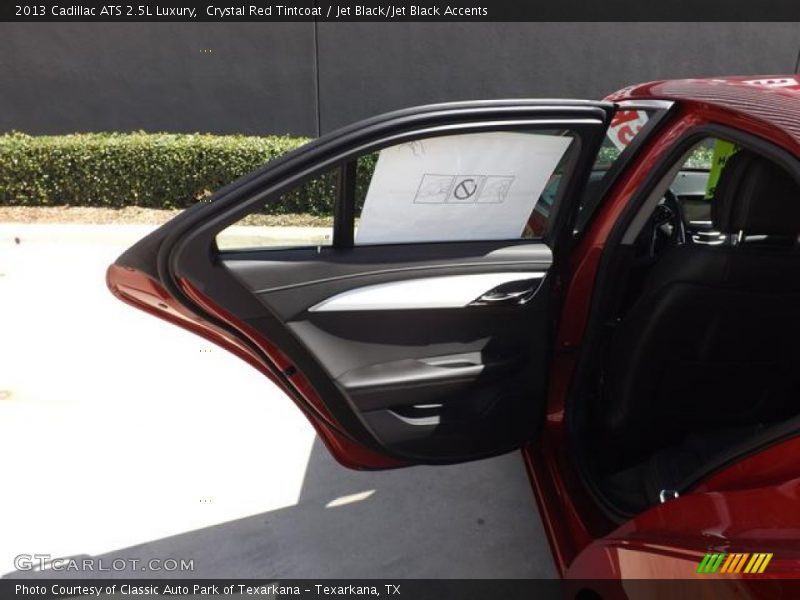 Crystal Red Tintcoat / Jet Black/Jet Black Accents 2013 Cadillac ATS 2.5L Luxury