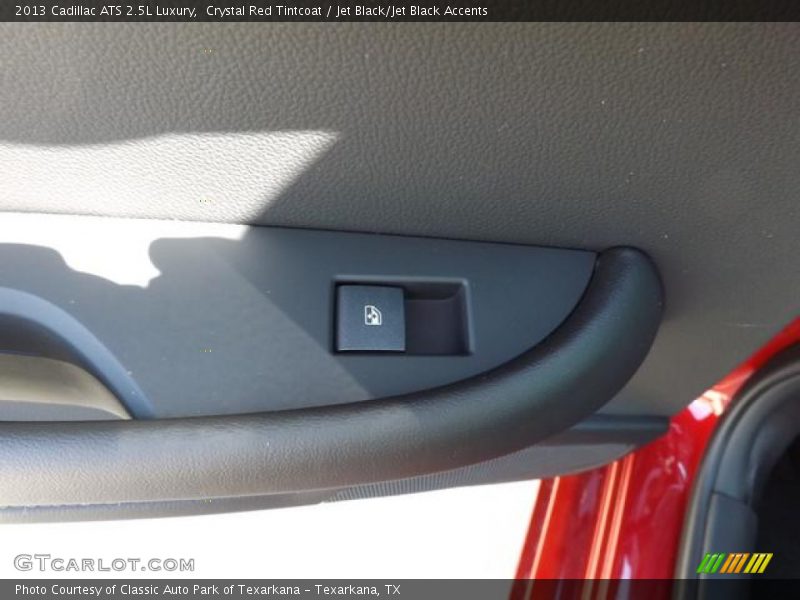 Crystal Red Tintcoat / Jet Black/Jet Black Accents 2013 Cadillac ATS 2.5L Luxury