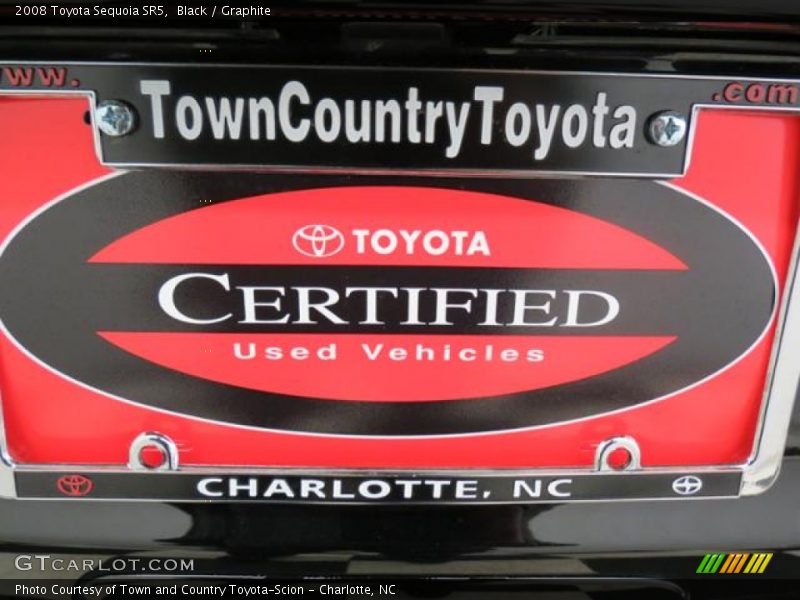 Black / Graphite 2008 Toyota Sequoia SR5