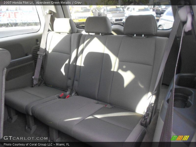 Aberdeen Green Metallic / Gray 2007 Honda Pilot LX