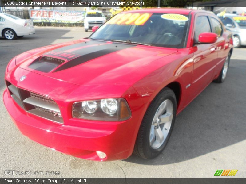 TorRed / Dark Slate Gray/Light Graystone 2006 Dodge Charger R/T Daytona