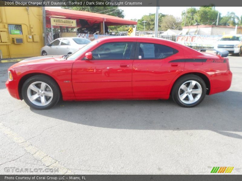 TorRed / Dark Slate Gray/Light Graystone 2006 Dodge Charger R/T Daytona